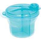 Pote dosador porta leite em pó com divisória removível buba - azul Pote dosador porta leite em pó com divisória removível buba - azul