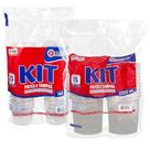 Pote e tampa 500ml com 25und orleplast