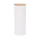 Pote em Metal com Tampa em Bambu Canister - Macarrão