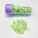 Pote Fimo Fatiado Limão Verde 1/4 Lantejoula - 15 gramas Pote Fimo Fatiado Limão Verde 1/4 Lantejoula - 15 gramas