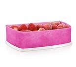 Pote freezer caixa ideal 1,4 litros rosa da tupperware