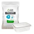 Pote gour max retangular 350ml 24 unidades