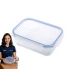 Pote Hermético 1040 Vidro Resistente Borossilicato vai ao Freezer Micro-ondas Forno lava louça