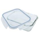 Pote Hermético 330ml Retangular Borossilicato com Tampa 8176 Mimo Style