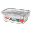 Pote Hermético 660ml Vidro Tampa Vedação Forte Organizador de Alimentos Cozinha