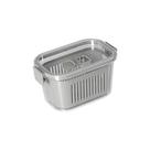 Pote Hermético C/ Trava Multiuso 630ml Slim Cesto Escorredor