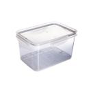 Pote Hermético com Trava e Escorredor 4L Transparente Uso Versátil Compacto Modular Funcional