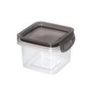 Pote Hermético com Travas 380ml Plasútil Borracha Preto Prático Modular Dieta Alimentos Fitness
