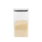 Pote Hermético De Plástico Cristal Retangular 2100ml Pote Hermético De Plástico Cristal Retangular 2100ml