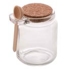 Pote Hermético De Vidro 250ml C/Tampa Cortiça E Colher Para Temperos Pote Hermético De Vidro 250ml C/Tampa Cortiça E Colher Para Temperos