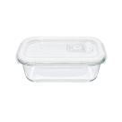 Pote Hermético de Vidro 410ml com Saída de Vapor Branco Pote Hermético de Vidro 410ml com Saída de Vapor Branco
