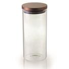 Pote Hermetico de vidro borosilicato tampa bronze cobre 1.3L