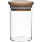 Pote Hermético de Vidro Borossilicato com Tampa Bambu 110ml