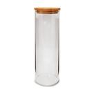 Pote Hermético De Vidro Borossilicato Com Tampa De Bambu Yoi 29cm - 1650ml Pote Hermético De Vidro Borossilicato Com Tampa De Bambu Yoi 29cm - 1650ml