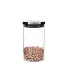 Pote Hermético De Vidro Borossilicato Com Tampa De Inox 850ML