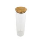 Pote Hermético de Vidro com Tampa Bambu 2000ml