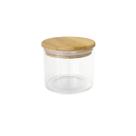 Pote Hermético de Vidro com Tampa Bambu 450ml