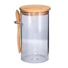 Pote Hermético de Vidro com Tampa e Colher de Bambu 870ml - Tuut