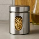 Pote Hermético de Vidro e Inox com Visor 630ml Mimo Style Cozinha Organizada