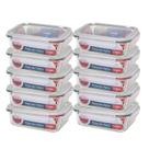 Pote Hermético De Vidro Kit C/ 10 Potes De 1480ml - C/ Trava - Dolce Home Pote Hermético De Vidro Kit C/ 10 Potes De 1480ml - C/ Trava - Dolce Home