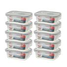 Pote Hermético De Vidro - Marmita 395ml - Kit C/ 10 Unidades