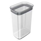 Pote Hermético Grande Retangular com Tampa 2,3 Litros Porta Mantimentos Cozinha - Ou