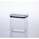 Pote Hermético Hermetic Lumini 1300ML Acrílico Retangular Transparente