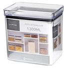 Pote Hermético Lumini 1,3L Retangular