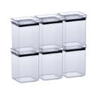 Pote Hermético Lumini Quadrado 1.000 Ml - 6 unidades