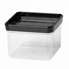 Pote Hermético Lumini Quadrado Black 225ml