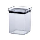 Pote Hermético Mantimentos Recipientes De Acrílico 1000 ML Transparente Alimentos Empilhável Cozinha