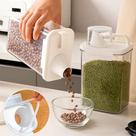 Pote Hermético Medidor 1800ml Farinhas Café Feijão kit 2