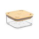 Pote Hermético Modo com Tampa em Bambu 230ml Cristal Coza Brinox - 40640/3009