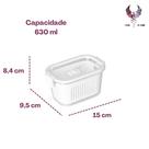 Pote Hermetico Multiuso para Geladeira - Frutas Verduras Legumes Pote Hermetico Multiuso para Geladeira - Frutas Verduras Legumes
