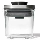 Pote Hermético Organizador Quadrado OXO Steel Pop 200ml Tampa de Aço Inox