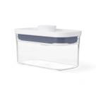 Pote Hermético Oxo Pop 2.0 Retangular 378ml Organizador de Mantimentos