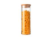 Pote Hermético Para Alimentos Condimentos Temperos 2L Tampa de Bambu Para Arroz Macarrão