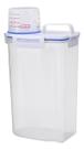 Pote Hermético Para Armazenar Alimentos com Copo Medidor 1,8L Pote Hermético Para Armazenar Alimentos com Copo Medidor 1,8L