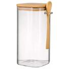 Pote Hermético para Mantimentos Liége 1,7L - Vidro com Tampa de Bambu