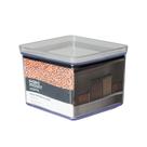 Pote Hermético Para Mantimentos Quadrado 3040ml Paramount Lumini Para Geladeira Freezer Dispensa Cozinha Empilhável