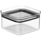 Pote Hermético Plástico 1L Organizador Tampa Natural Porta A