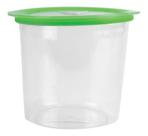 Pote Hermético Plástico Para Mantimentos Vácuo 1 L Linha Vacuum Moda Do Chef