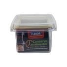 Pote Hermético Plasútil 380ml com Trava Ideal p/ Condimentos