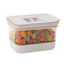 Pote Hermético Porta Mantimentos Tampa Cozinha 700ml Branco Pote Hermético Porta Mantimentos Tampa Cozinha 700ml Branco