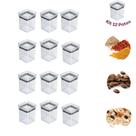 Pote Hermético Porta Temperos Condimentos Organizador de Cozinha 180ml - 12 peças Pote Hermético Porta Temperos Condimentos Organizador de Cozinha 180ml - 12 peças