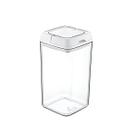 Pote hermetico quadrado 1,5l c/tampa e alca p/ fechamento - MOOD Pote hermetico quadrado 1,5l c/tampa e alca p/ fechamento - MOOD