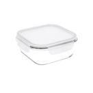 Pote Hermético Quadrado Brinox Vidro Lock E Stock 1.1 Litros