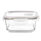 Pote hermetico quadrado em Borossilicato Tampa 520ml -Dynasty