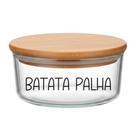 Pote Hermético Redondo Vidro (930 ml) Batata Palha