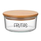 Pote Hermético Redondo Vidro (930 ml) Frutas
